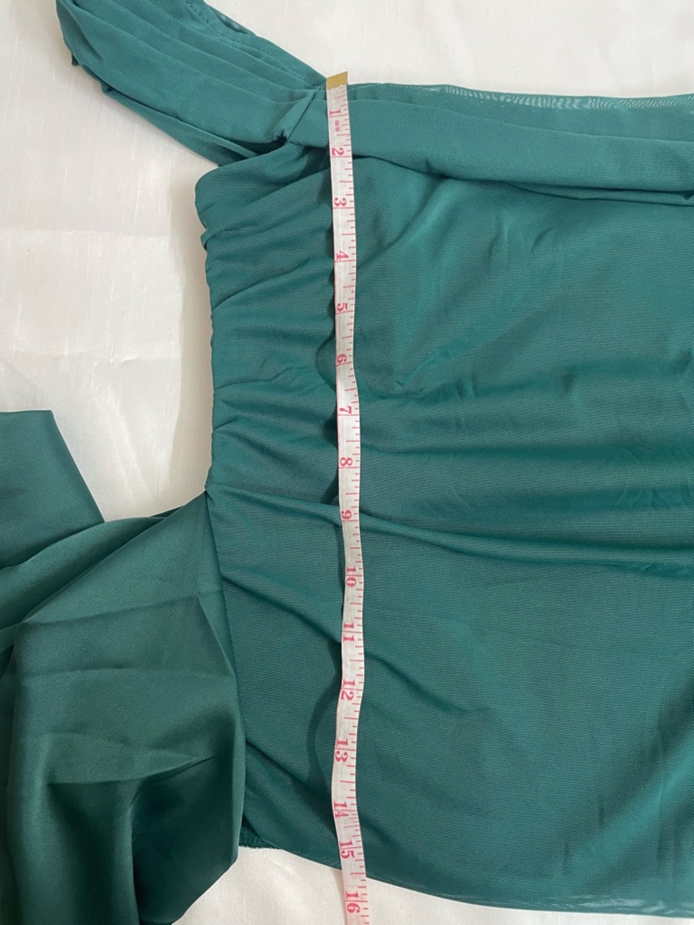 Hello Molly Women’s Satin Maxi Dress Teal Size XL US 10 - Picture 11 of 16